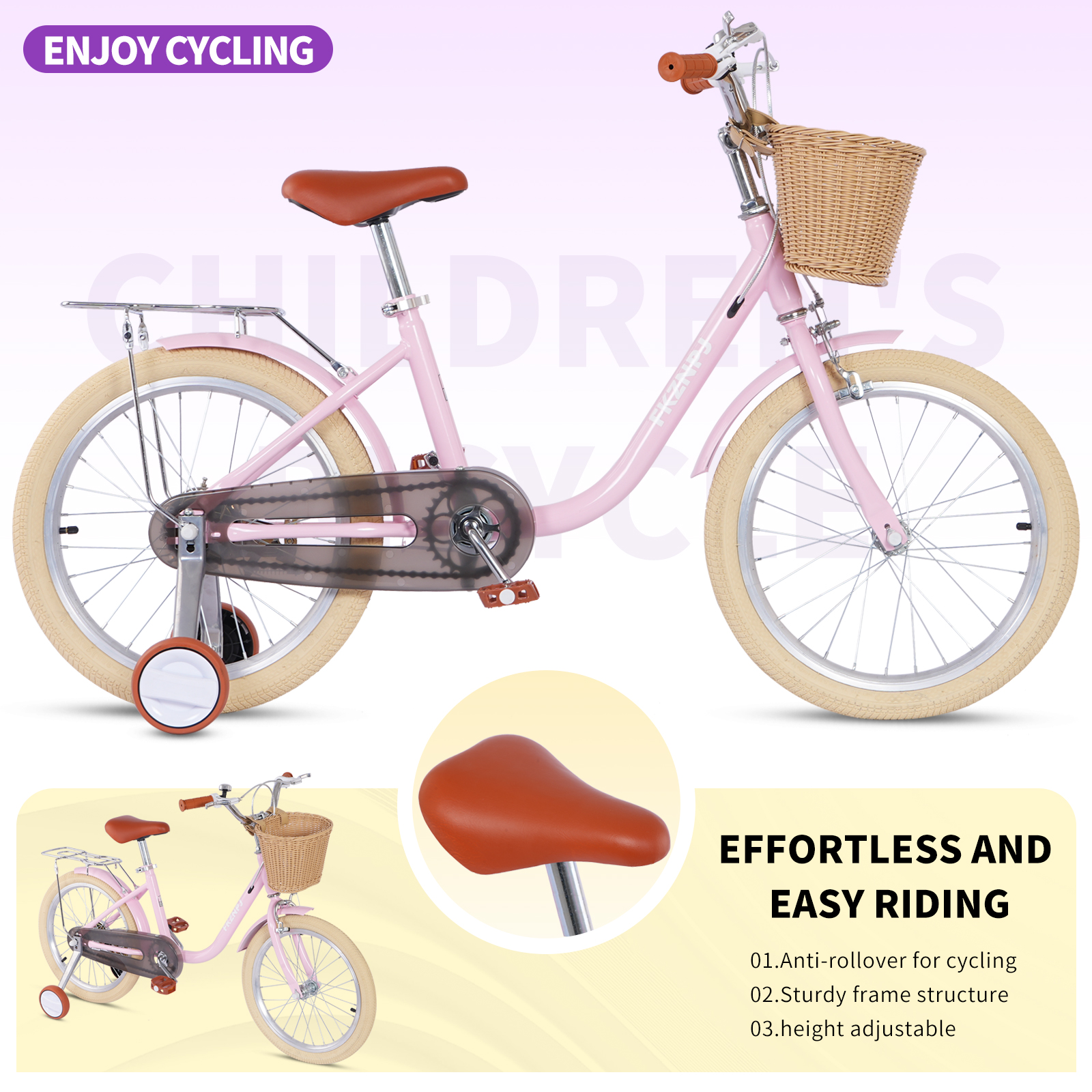 FKZNPJ 18 Inch Girls Bike