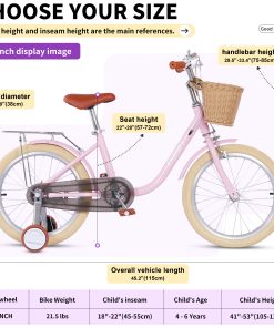 FKZNPJ 18 Inch Girls Bike