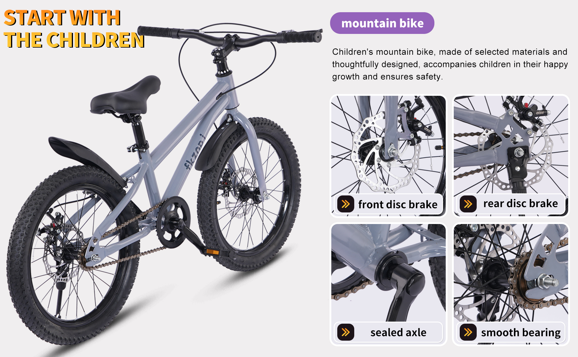 FKZNPJ 18 Inch Kids Bike