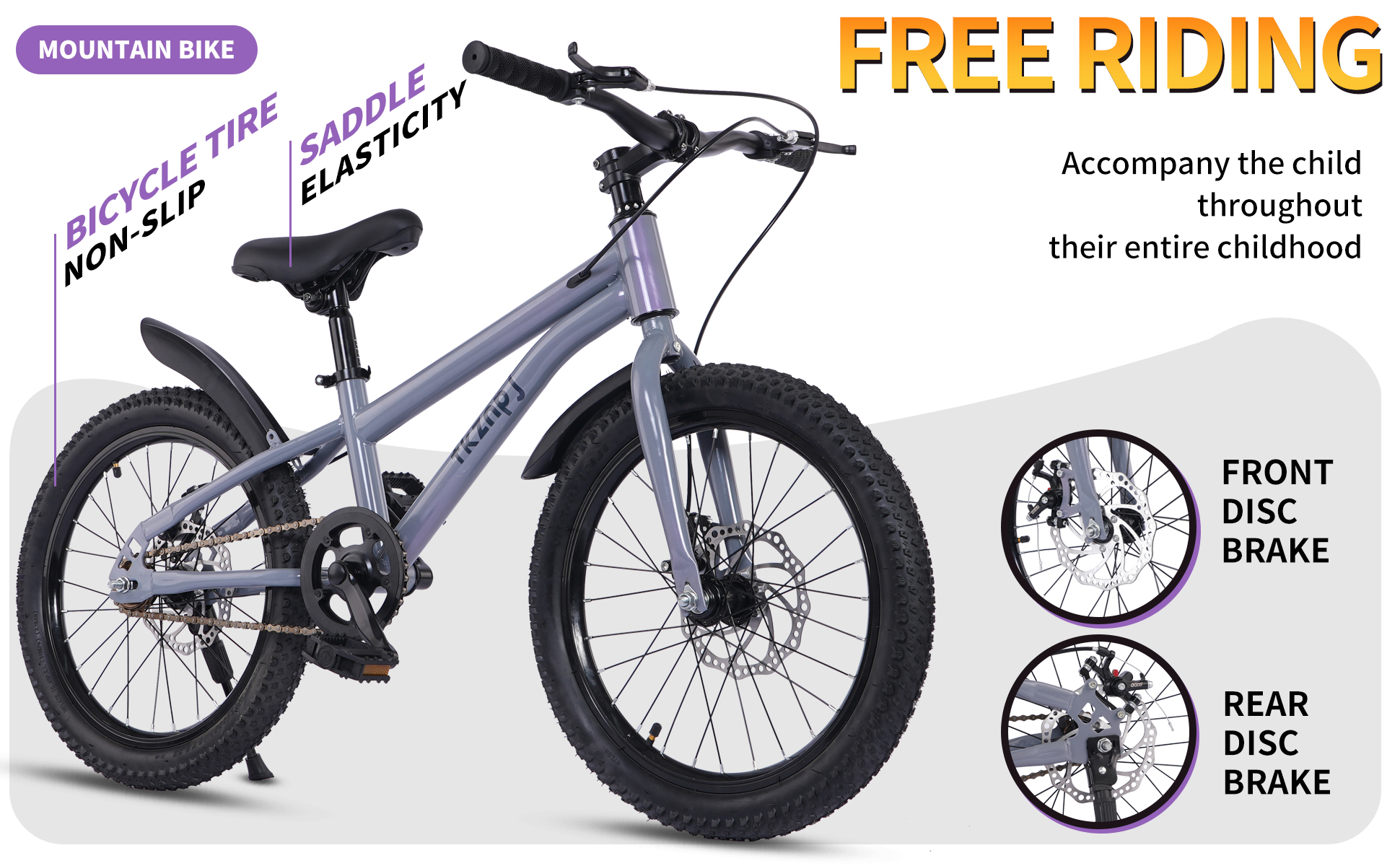 FKZNPJ 18 Inch Kids Bike