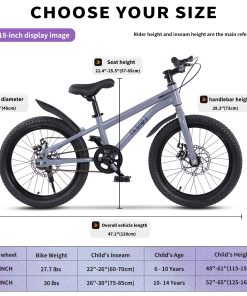 FKZNPJ 18 Inch Kids Bike