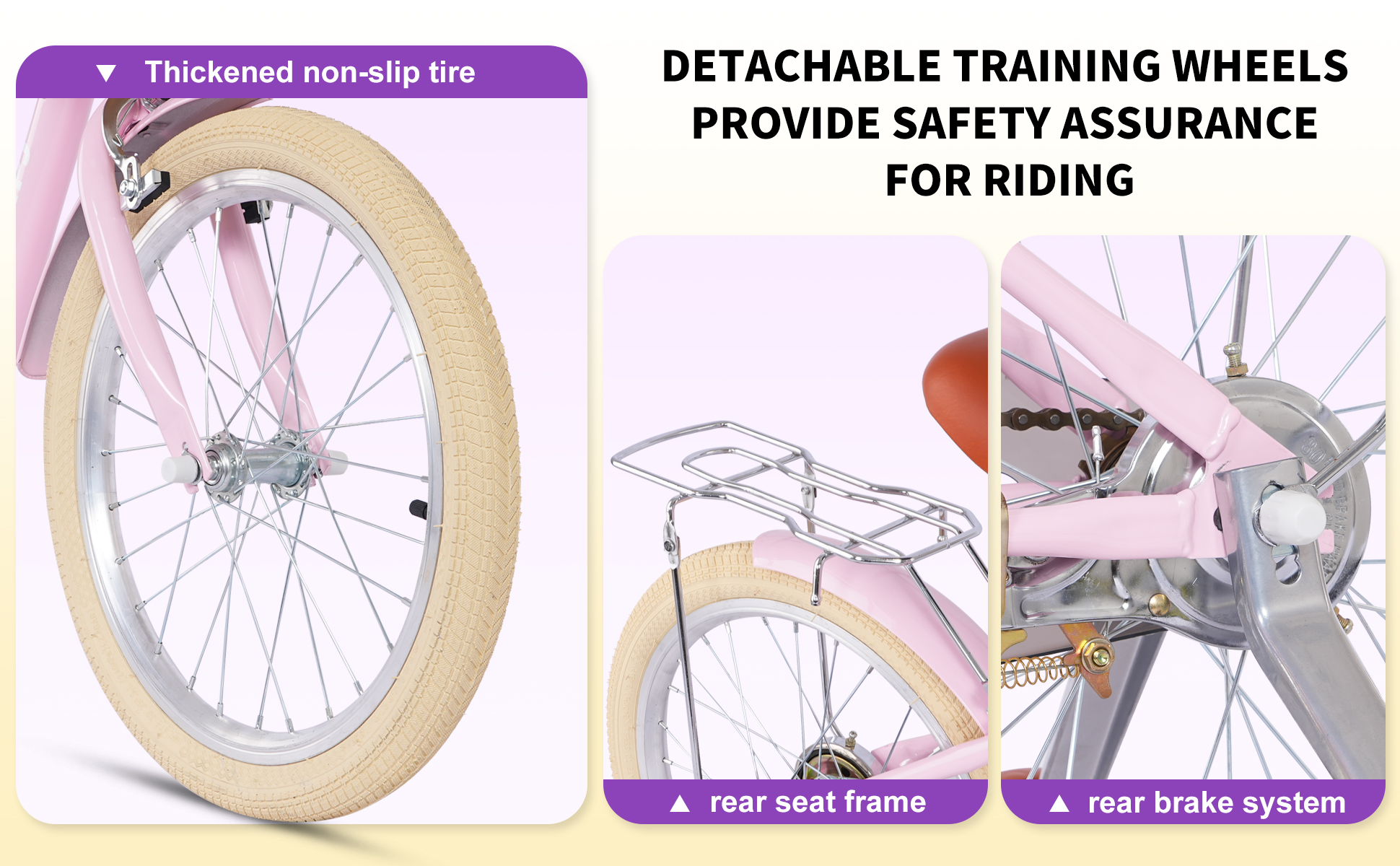 FKZNPJ 18 Inch Girls Bike