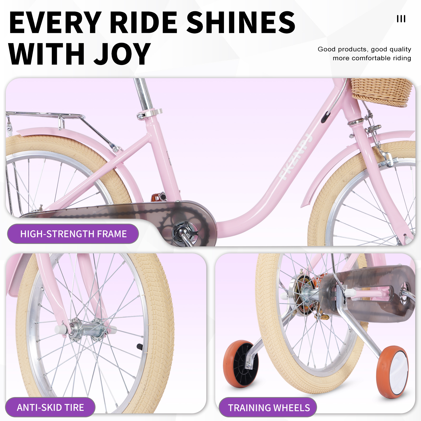 FKZNPJ 18 Inch Girls Bike