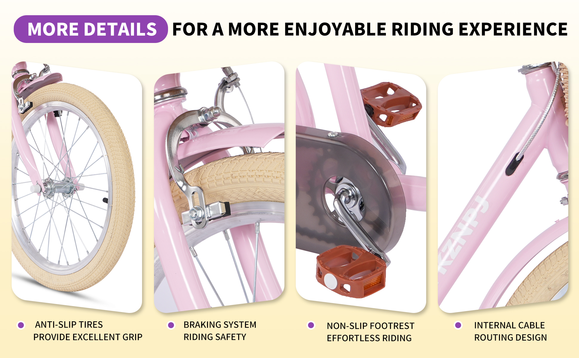 FKZNPJ 18 Inch Girls Bike