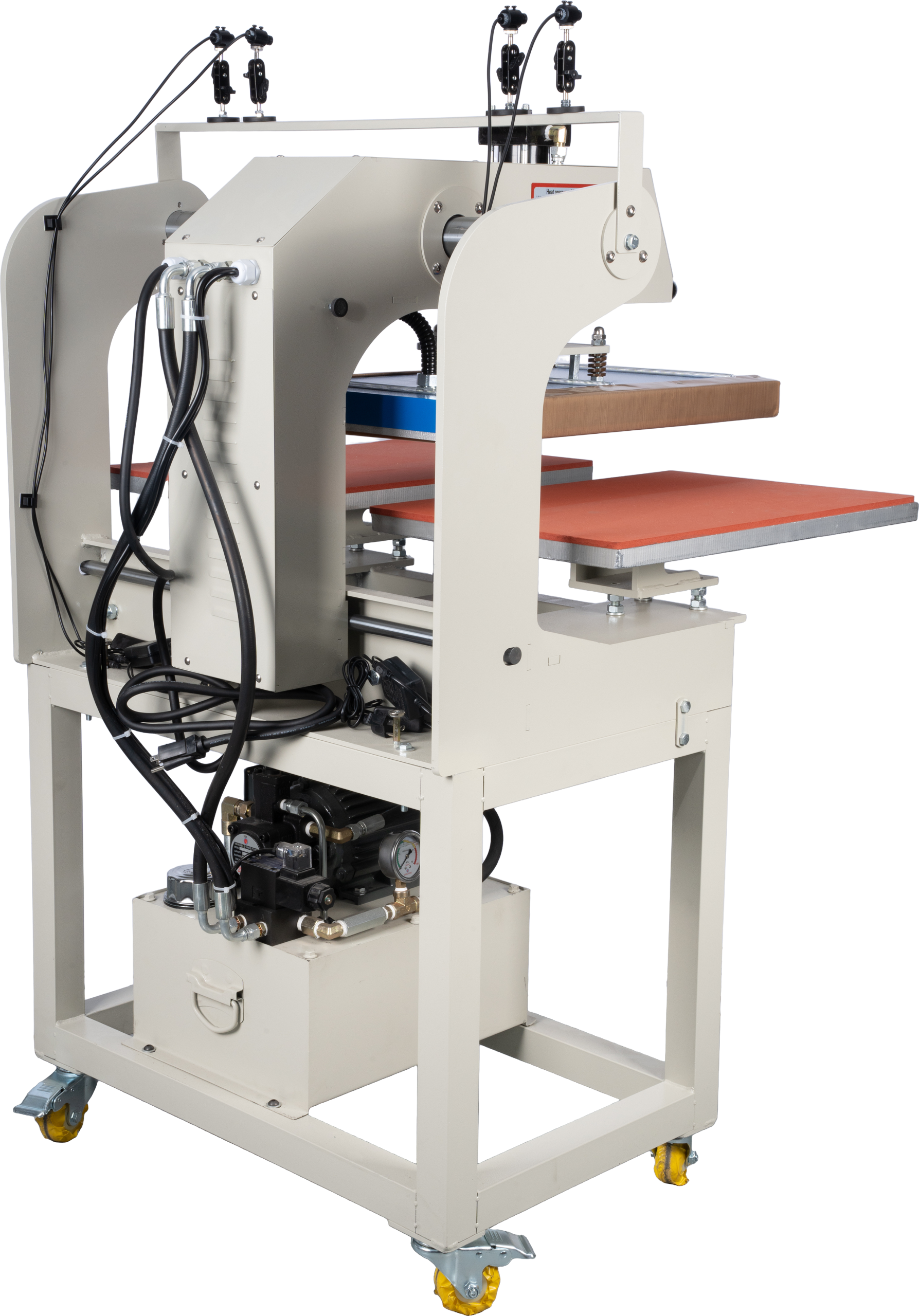 16x24 Inch Hydraulic Head Moving Transfer Press