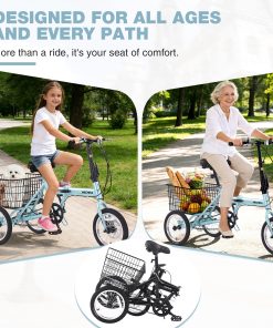ZUKKA Folding Tricycle For Adults