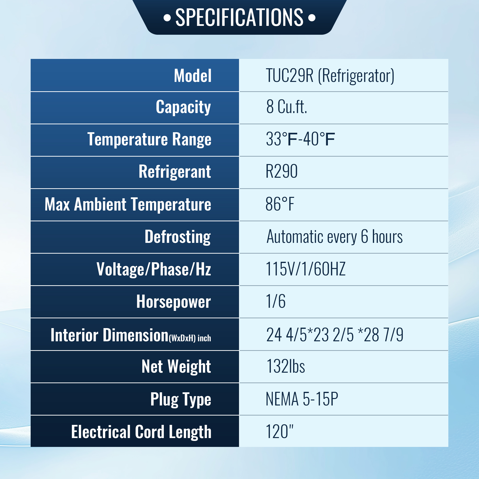 29 IN Commercial Refrigerators