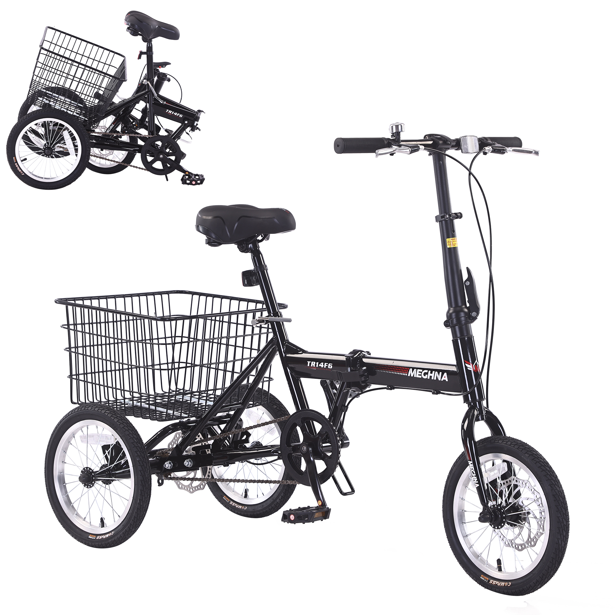ZUKKA Folding Tricycle For Adults