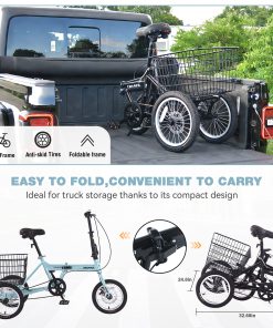 ZUKKA Folding Tricycle For Adults