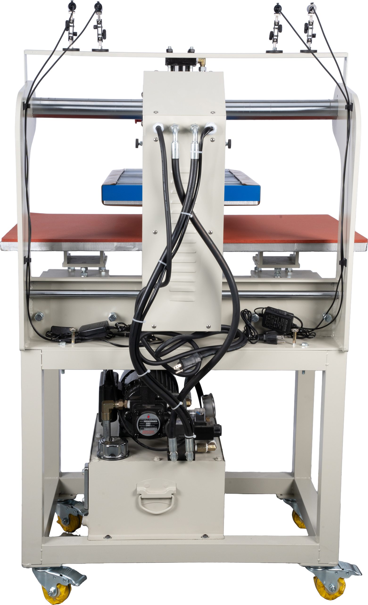 16x24 Inch Hydraulic Head Moving Transfer Press