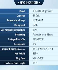 48 IN Commercial Refrigerators