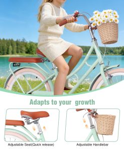ZUKKA 22 Inch Beach Cruiser Bike for Women