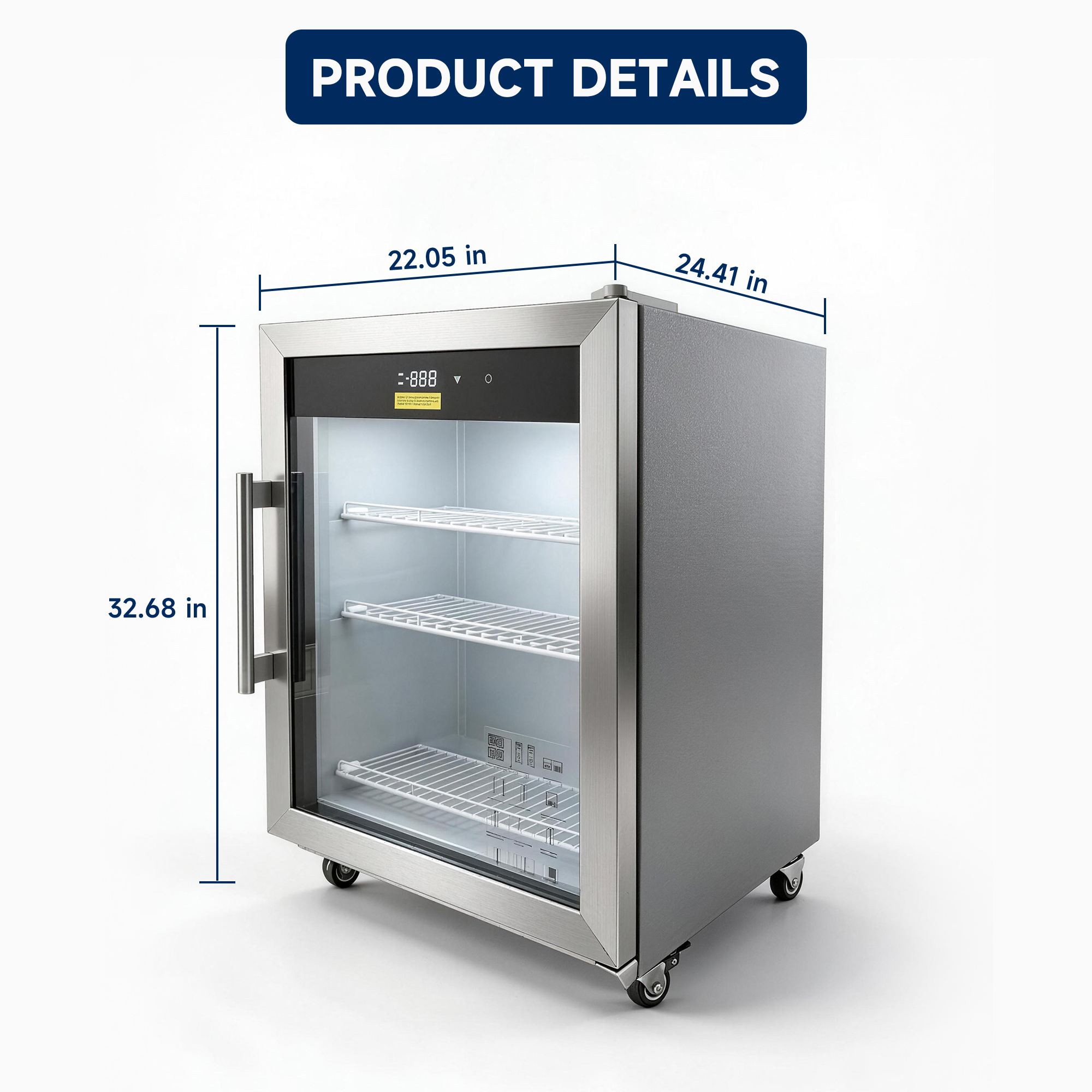 ORIKOOL Undercounter Beverage Refrigerator