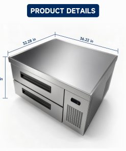 ORIKOOL 36" Refrigerated Chef Base